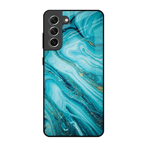 Ocean Marble Samsung Galaxy S21 FE 5G Glass Back Cover Online