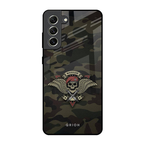 Army Warrior Samsung Galaxy S21 FE 5G Glass Back Cover Online