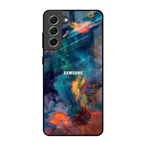 Colored Storm Samsung Galaxy S21 FE 5G Glass Back Cover Online