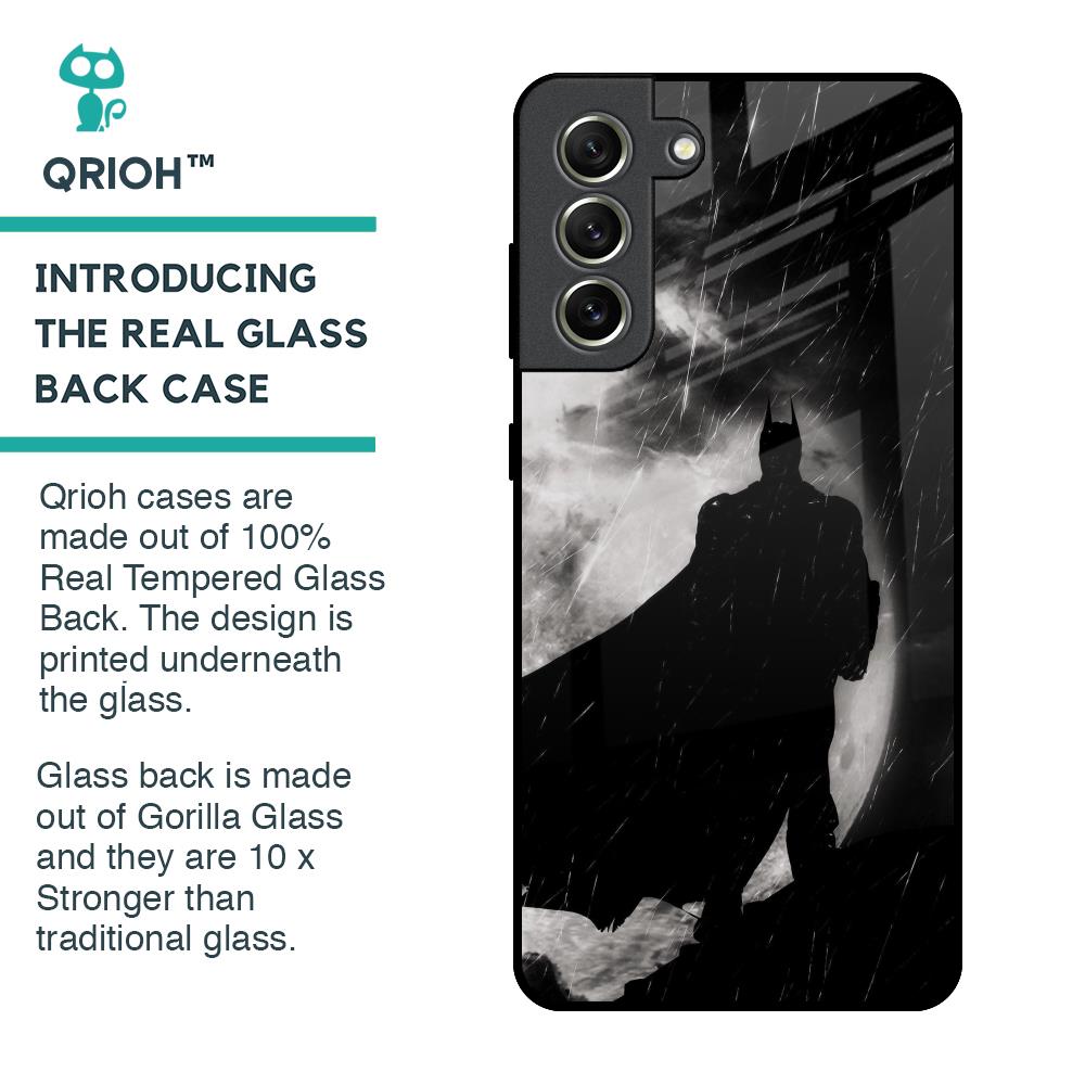 Dark Warrior Hero Glass Case for Samsung Galaxy S21 FE 5G