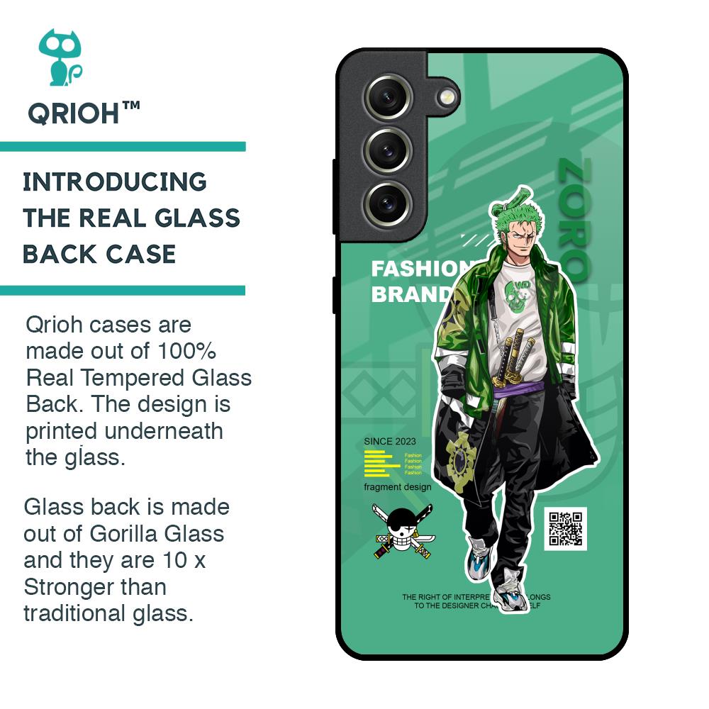 Zoro Bape Glass Case for Samsung Galaxy S21 FE 5G