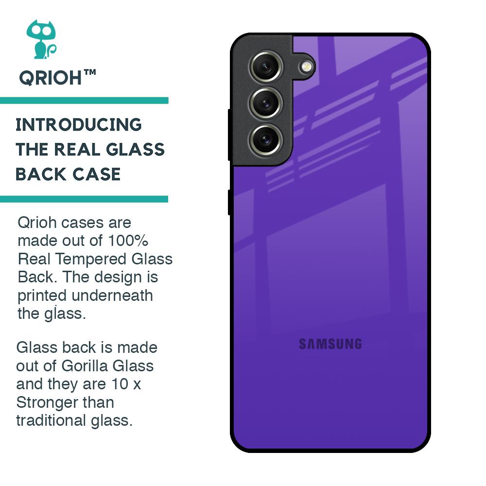 Amethyst Purple Glass Case for Samsung Galaxy S21 FE 5G
