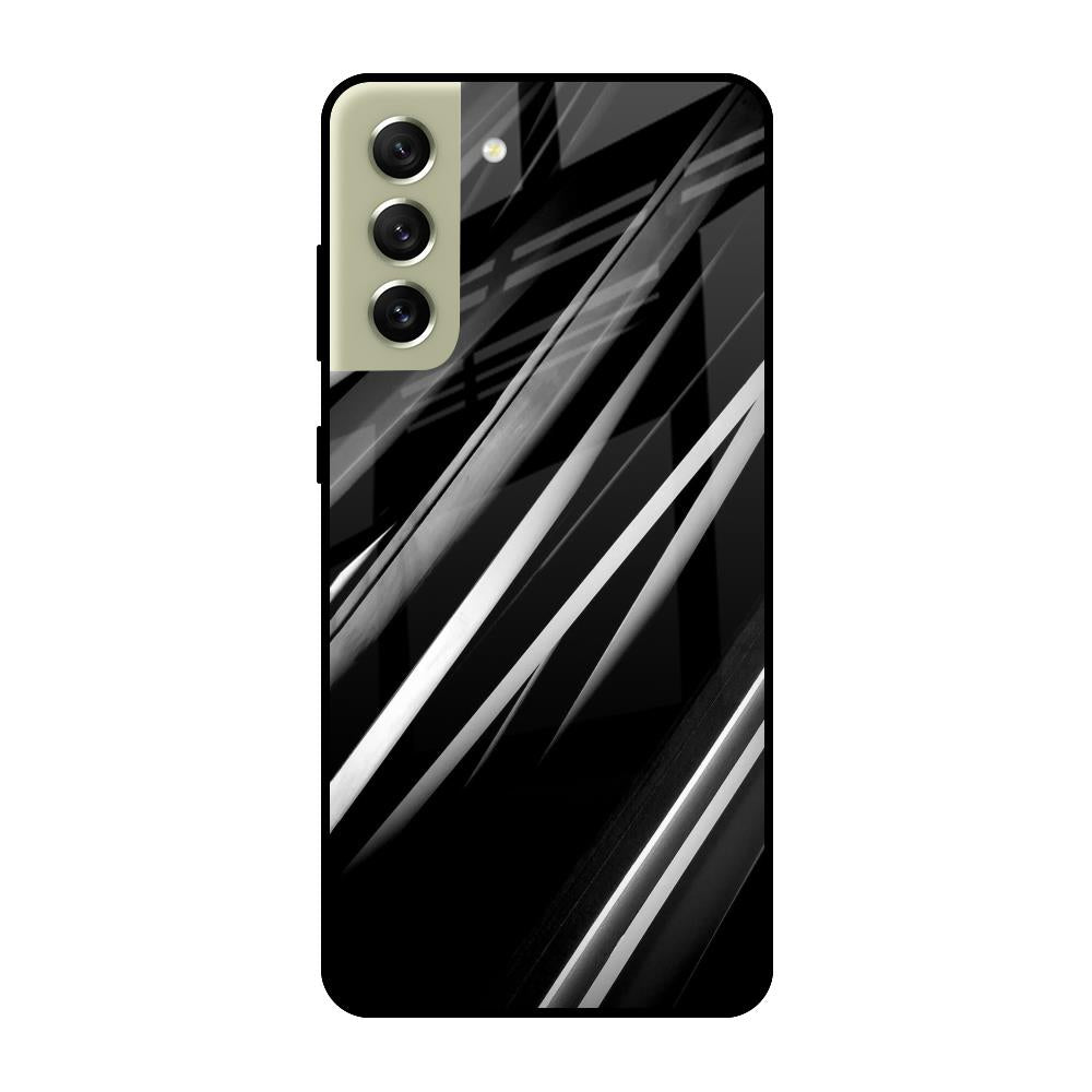 Black & Grey Gradient Samsung Galaxy S21 FE 5G Glass Cases & Covers Online