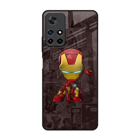 Angry Baby Super Hero Poco M4 Pro 5G Glass Back Cover Online