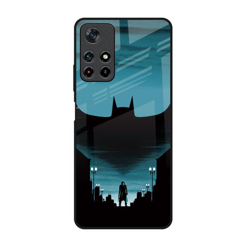 Cyan Bat Poco M4 Pro 5G Glass Back Cover Online