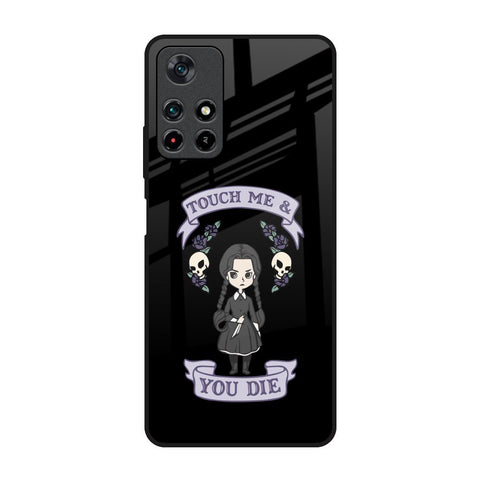 Touch Me & You Die Poco M4 Pro 5G Glass Back Cover Online