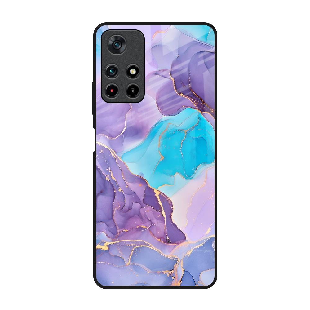 Alcohol ink Marble Poco M4 Pro 5G Glass Back Cover Online