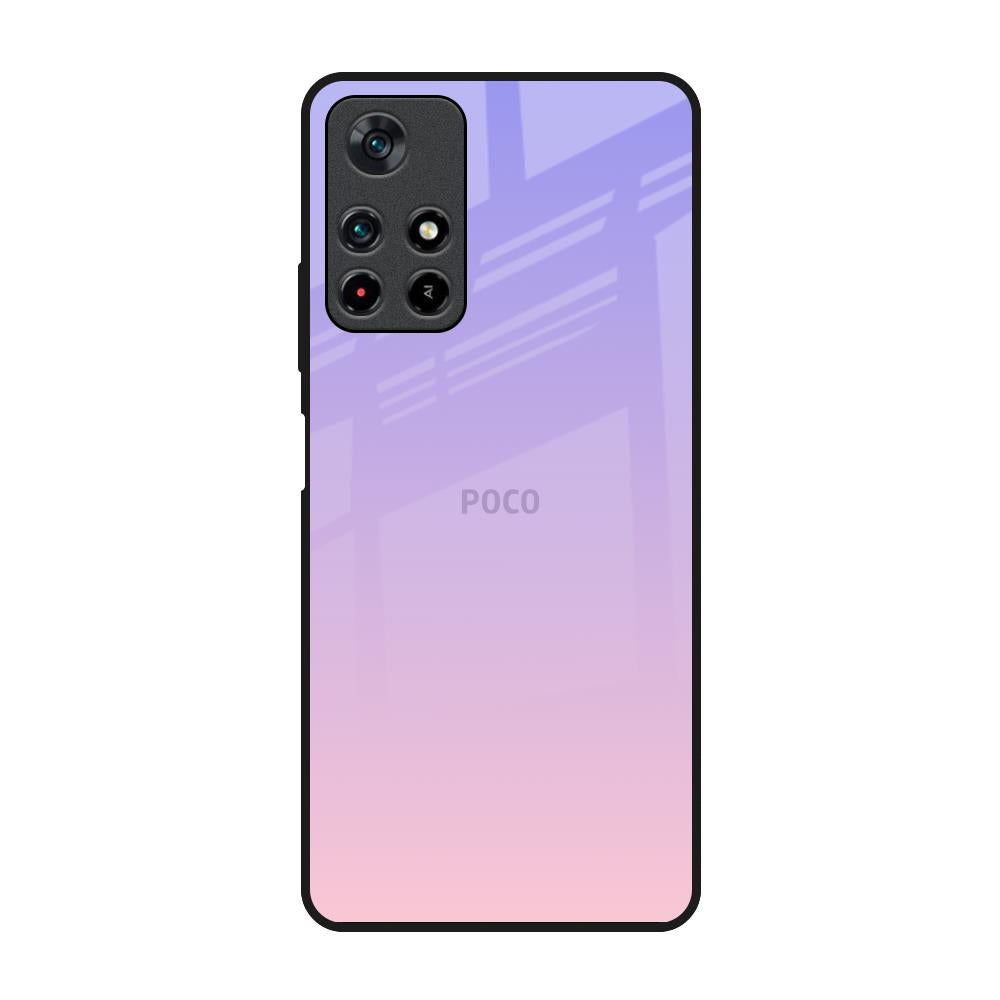 Lavender Gradient Poco M4 Pro 5G Glass Back Cover Online