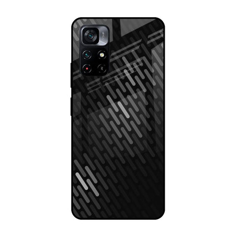 Dark Abstract Pattern Poco M4 Pro 5G Glass Cases & Covers Online