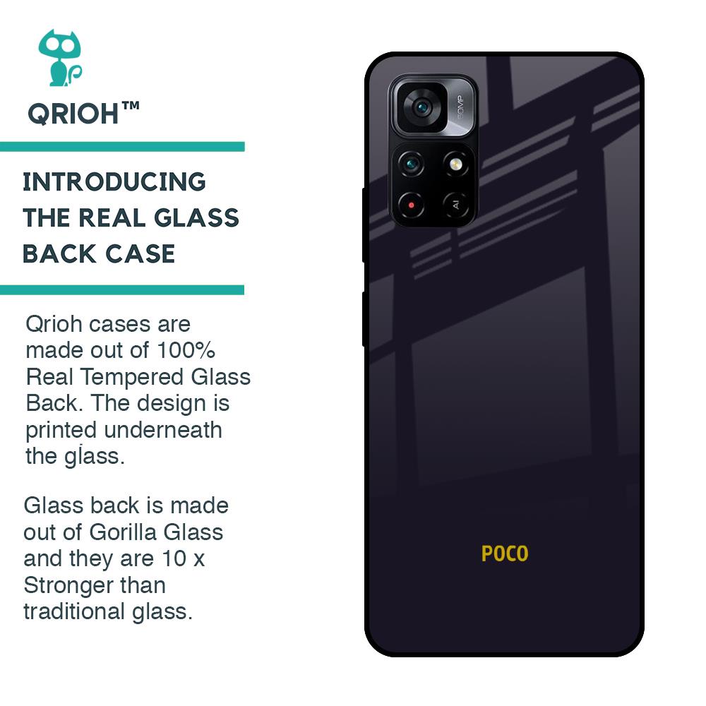 Deadlock Black Glass Case For Poco M4 Pro 5G