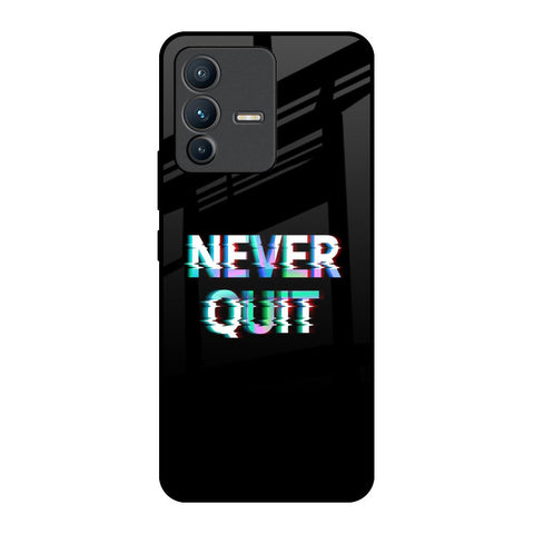 Never Quit Vivo V23 5G Glass Back Cover Online
