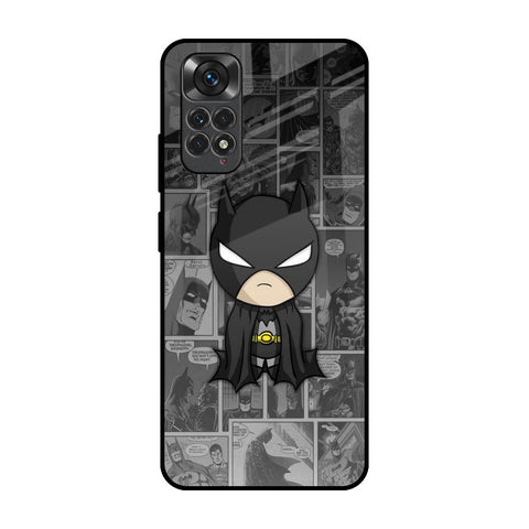 Cartoon Art Redmi Note 11 Glass Back Cover Online