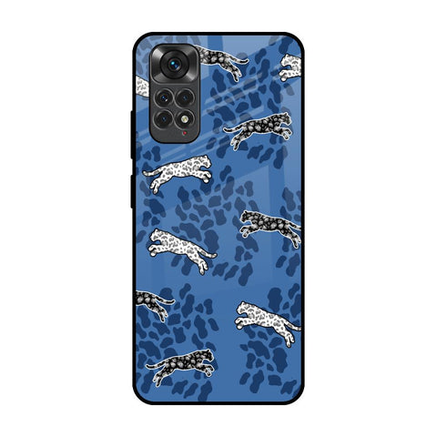 Blue Cheetah Redmi Note 11 Glass Back Cover Online