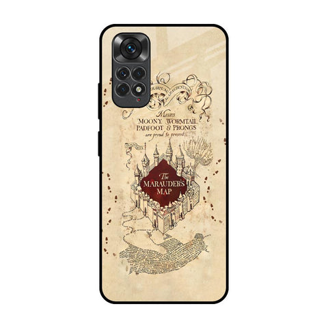 Magical Map Redmi Note 11 Glass Back Cover Online
