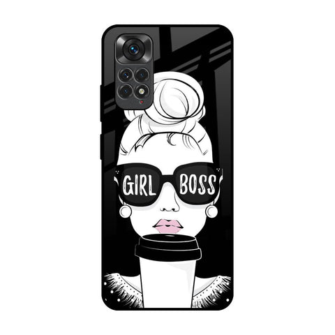 Girl Boss Redmi Note 11 Glass Back Cover Online
