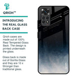 Black Aura Glass Case for Redmi Note 11