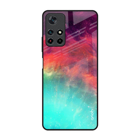 Colorful Aura Redmi Note 11T 5G Glass Back Cover Online
