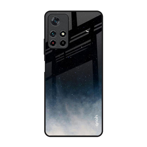 Black Aura Redmi Note 11T 5G Glass Back Cover Online
