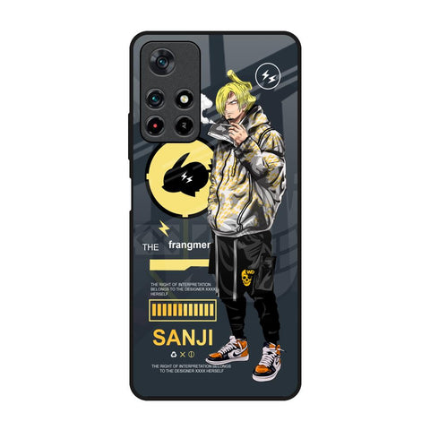 Cool Sanji Redmi Note 11T 5G Glass Back Cover Online