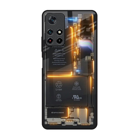 Glow Up Skeleton Redmi Note 11T 5G Glass Back Cover Online