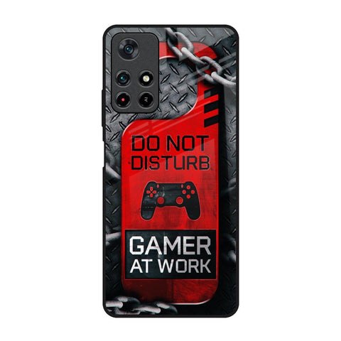 Do No Disturb Redmi Note 11T 5G Glass Back Cover Online