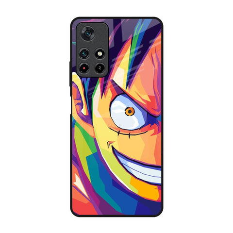 Monkey Wpap Pop Art Redmi Note 11T 5G Glass Back Cover Online