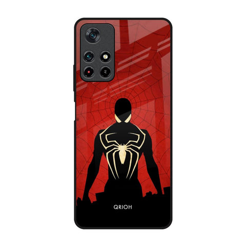 Mighty Superhero Redmi Note 11T 5G Glass Back Cover Online