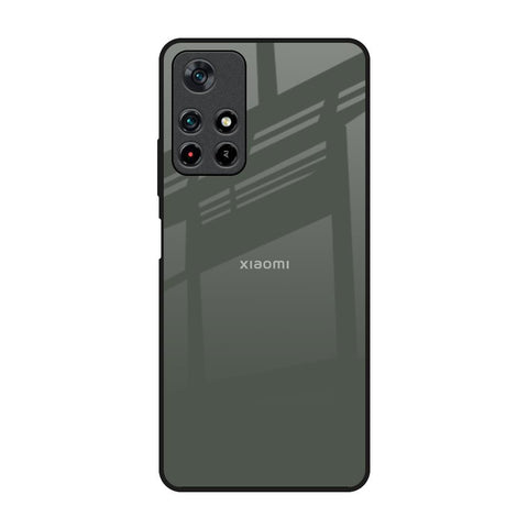 Charcoal Redmi Note 11T 5G Glass Back Cover Online