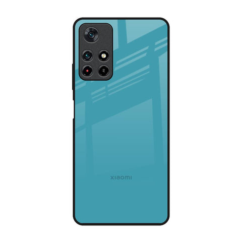 Oceanic Turquiose Redmi Note 11T 5G Glass Back Cover Online