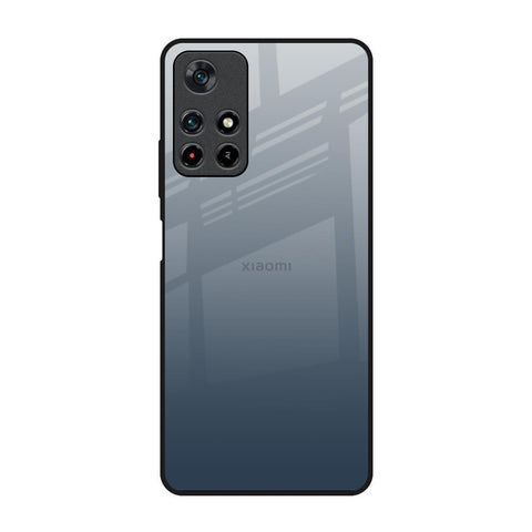 Smokey Grey Color Redmi Note 11T 5G Glass Back Cover Online