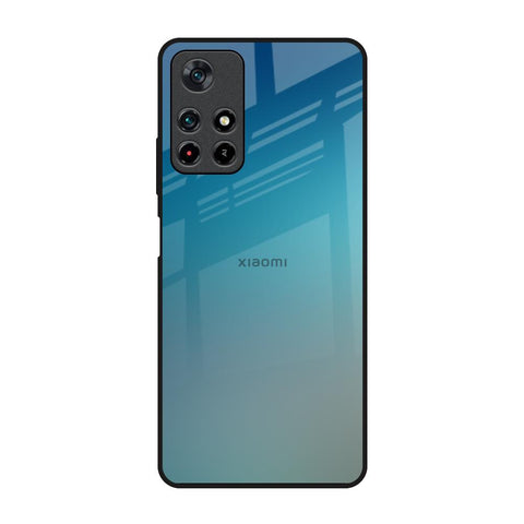 Sea Theme Gradient Redmi Note 11T 5G Glass Back Cover Online