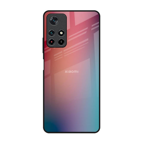 Dusty Multi Gradient Redmi Note 11T 5G Glass Back Cover Online