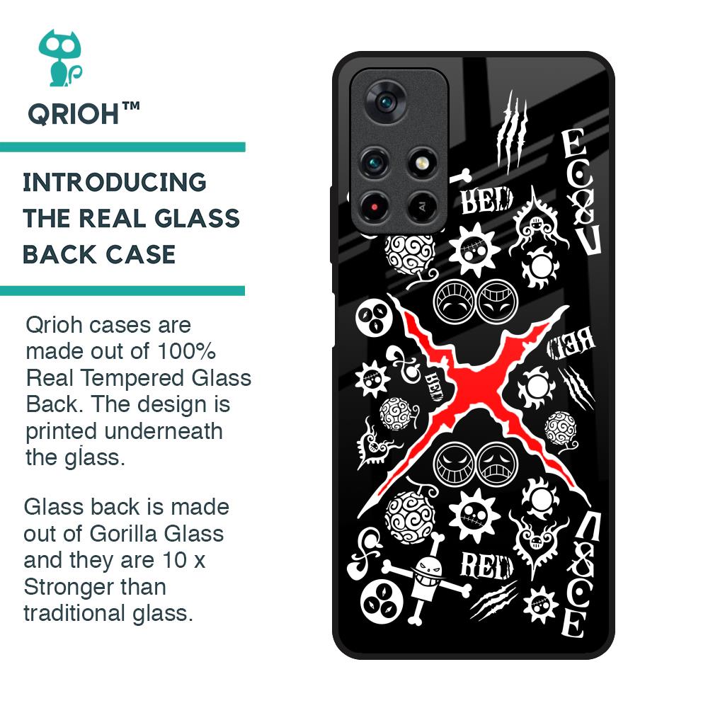 Red Zone Glass Case for Redmi Note 11T 5G