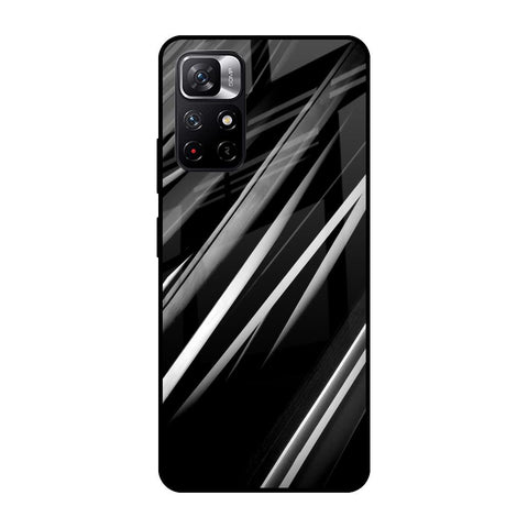 Black & Grey Gradient Redmi Note 11T 5G Glass Cases & Covers Online