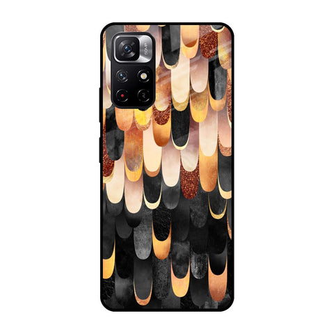 Bronze Abstract Redmi Note 11T 5G Glass Cases & Covers Online