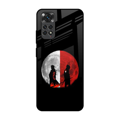 Anime Red Moon Redmi Note 11S Glass Back Cover Online