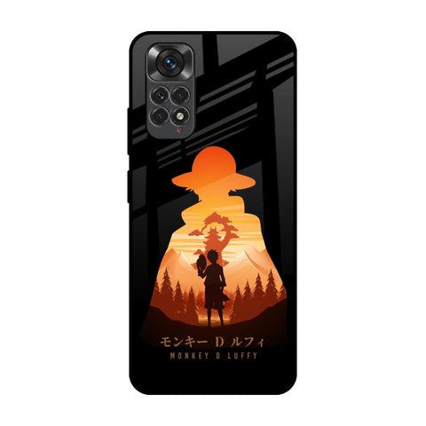 Luffy One Piece Redmi Note 11S Glass Back Cover Online