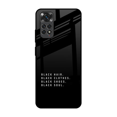 Black Soul Redmi Note 11S Glass Back Cover Online