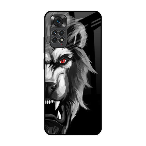 Wild Lion Redmi Note 11S Glass Back Cover Online
