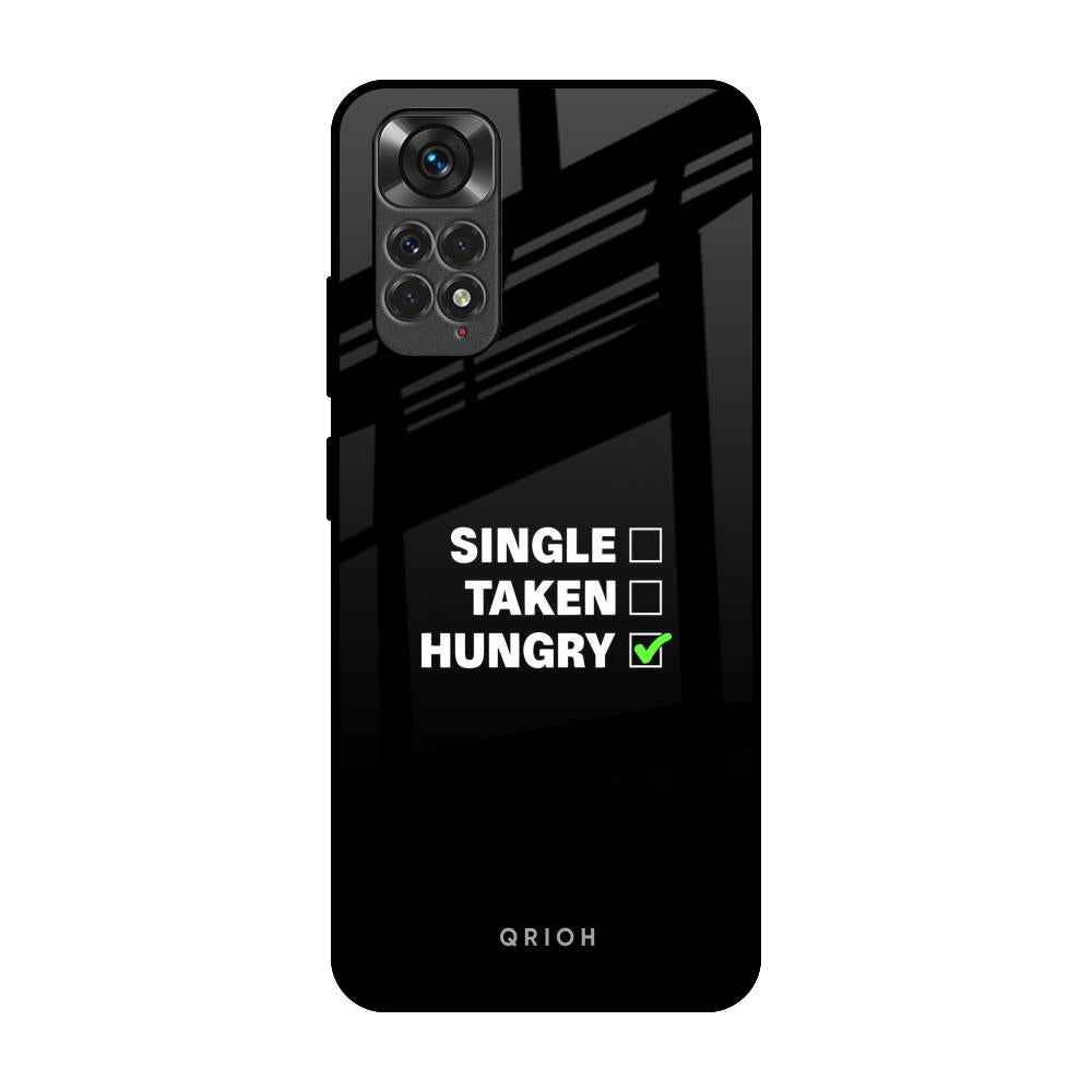 Hungry Redmi Note 11S Glass Back Cover Online