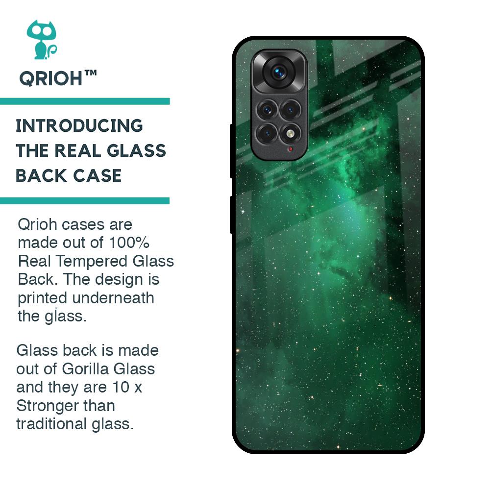 Emerald Firefly Glass Case For Redmi Note 11S