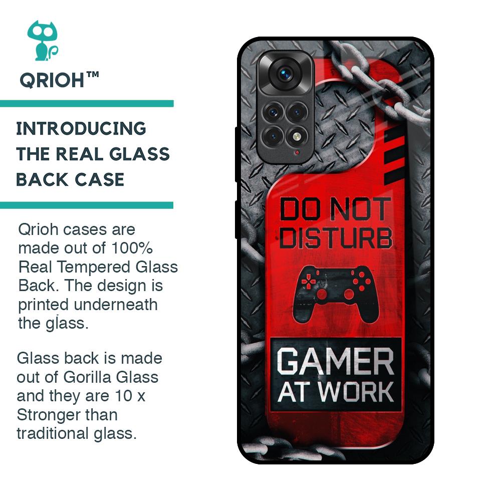 Do No Disturb Glass Case For Redmi Note 11S