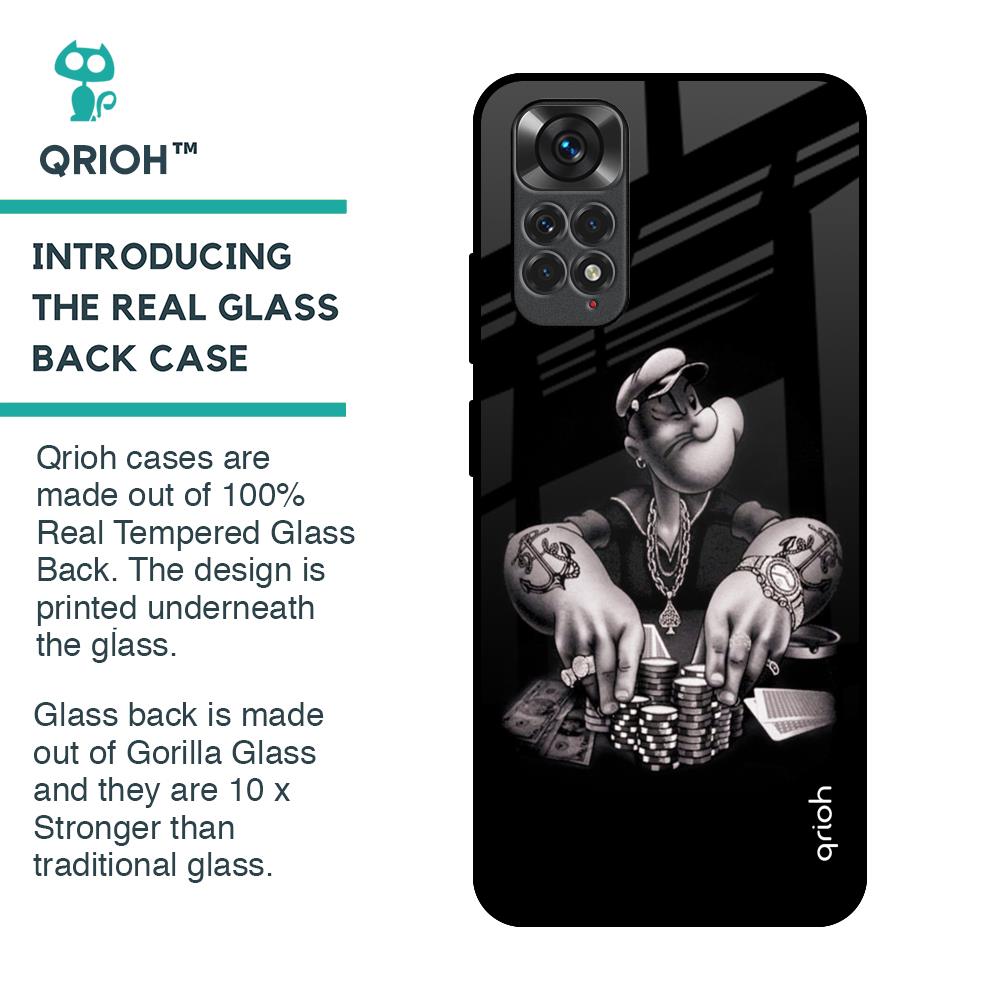 Gambling Problem Glass Case For Redmi Note 11S