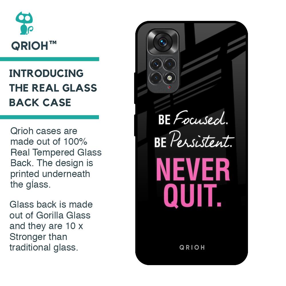 Be Focused Glass Case for Redmi Note 11S