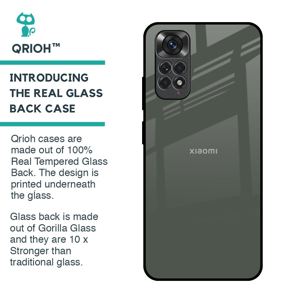 Charcoal Glass Case for Redmi Note 11S
