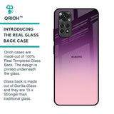 Purple Gradient Glass case for Redmi Note 11S