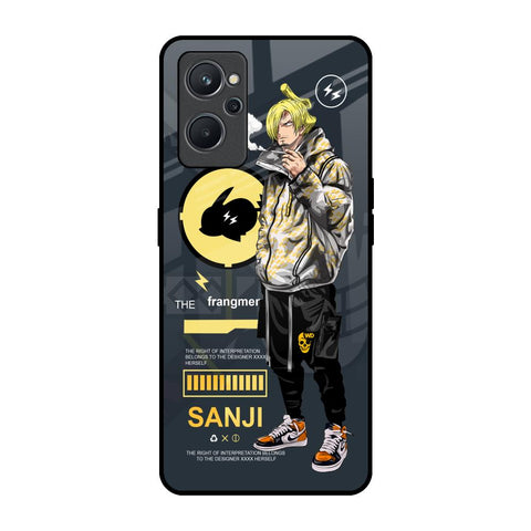Cool Sanji Realme 9i Glass Back Cover Online