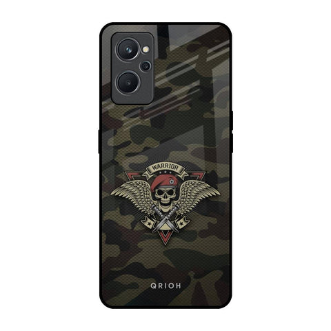 Army Warrior Realme 9i Glass Back Cover Online