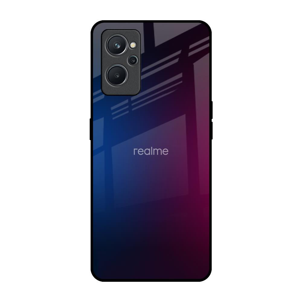 Mix Gradient Shade Realme 9i Glass Back Cover Online