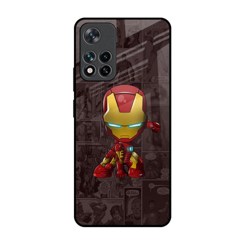 Angry Baby Super Hero Mi 11i Glass Back Cover Online
